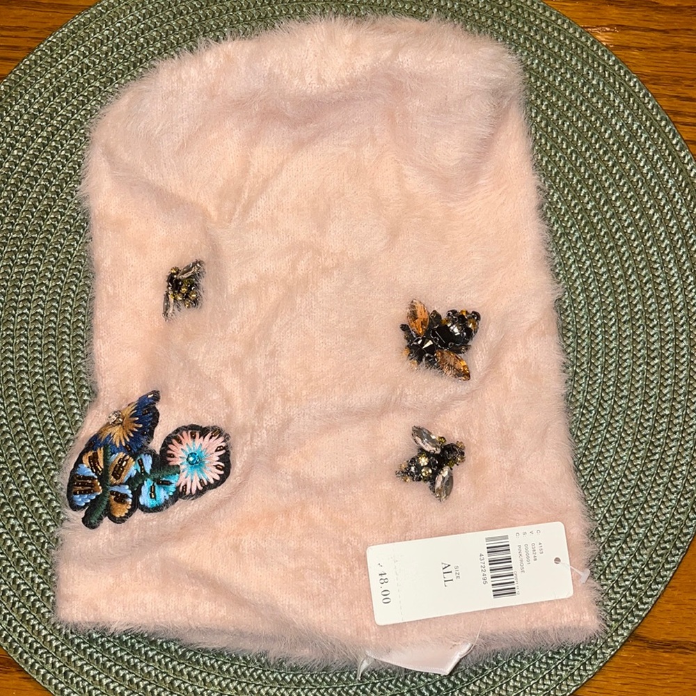 Pink Anthropologie Winter Hat